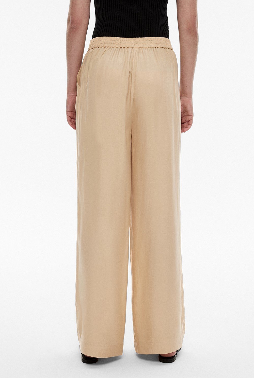 Cupro Pull On Pant