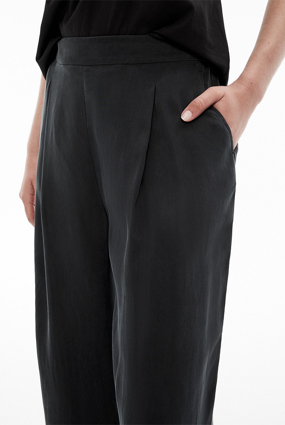 Cupro Pull On Pant