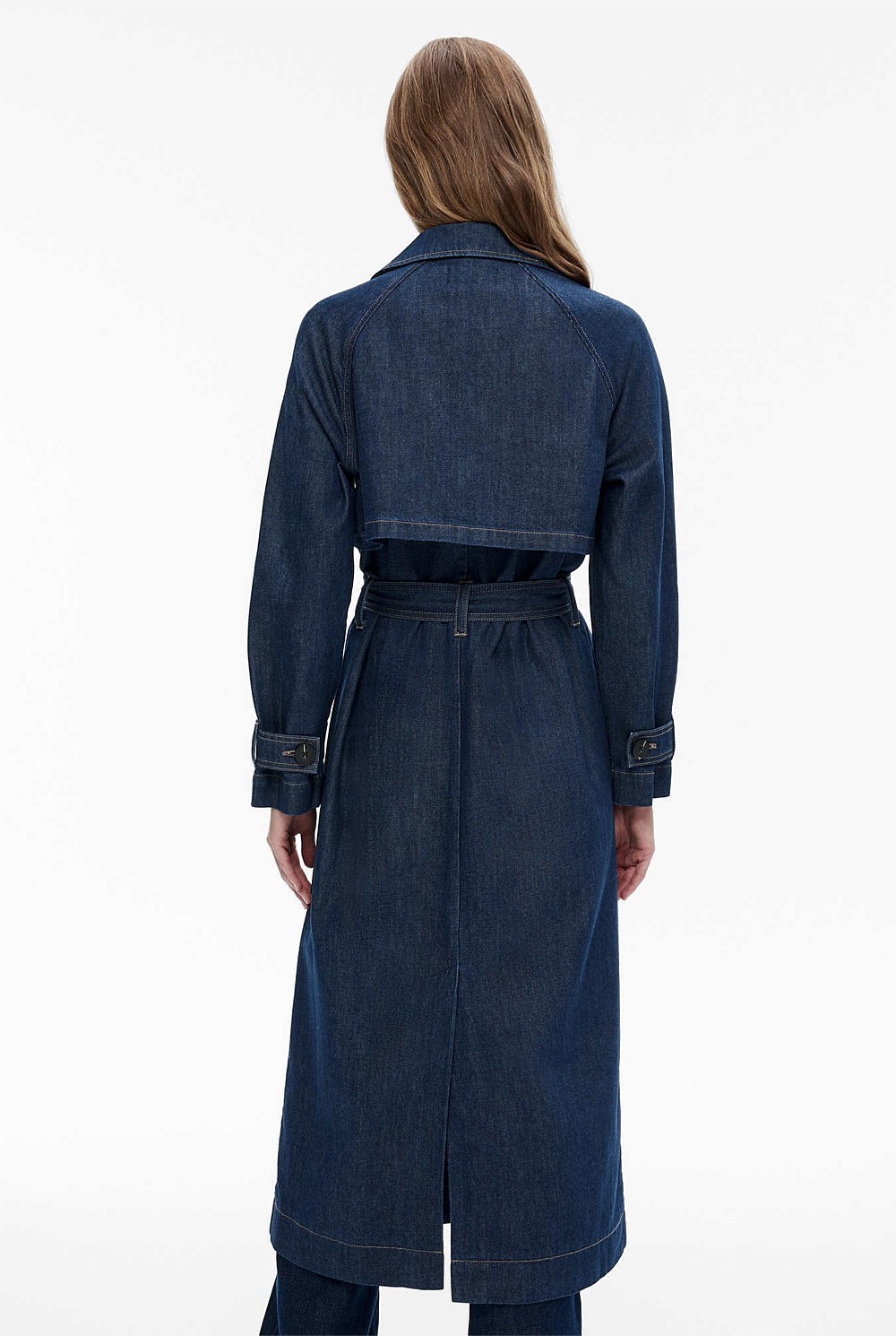 Denim Trench Coat