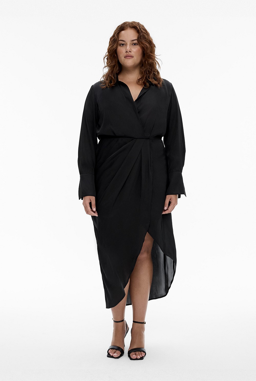 Asymmetric Wrap Dress