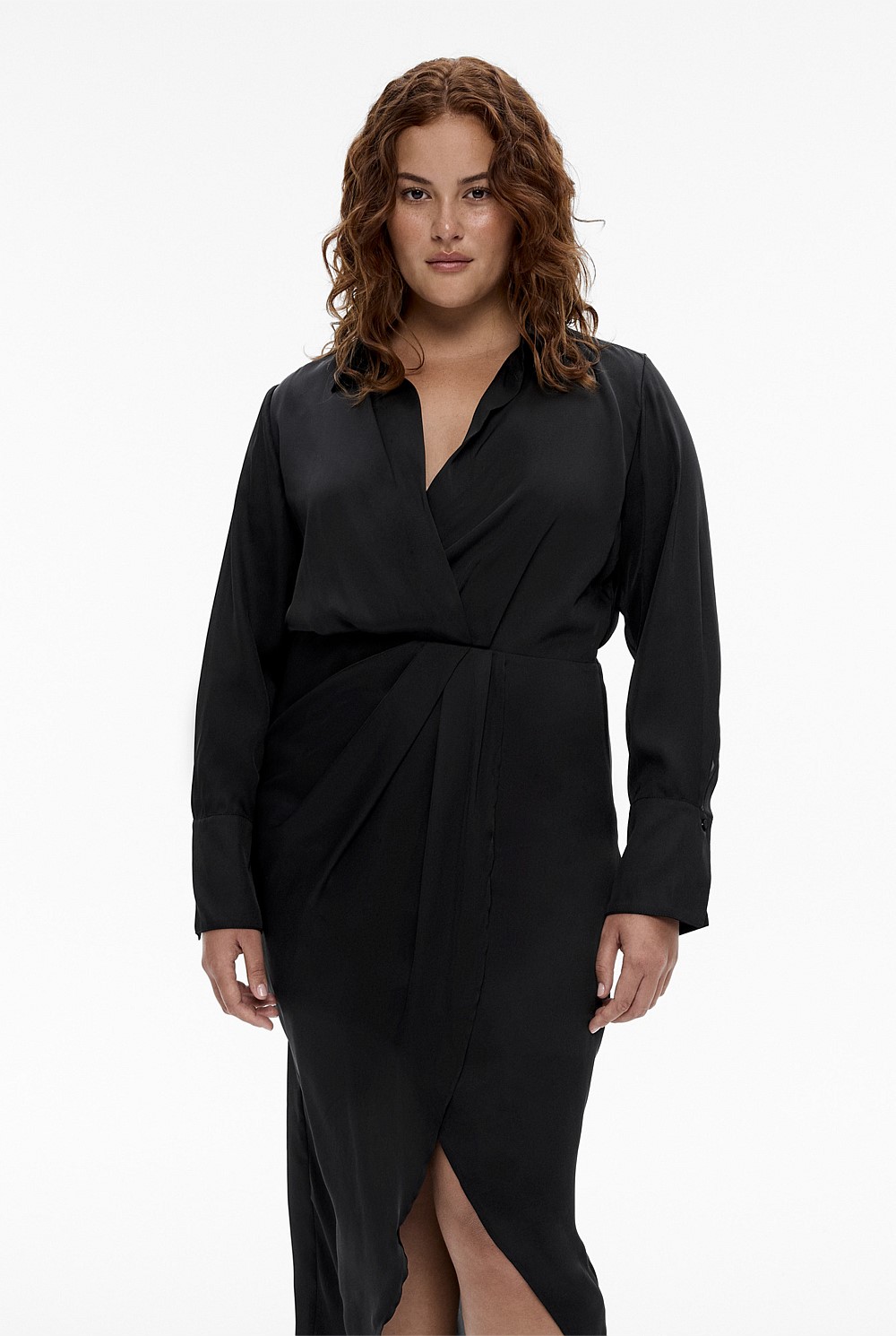 Asymmetric Wrap Dress