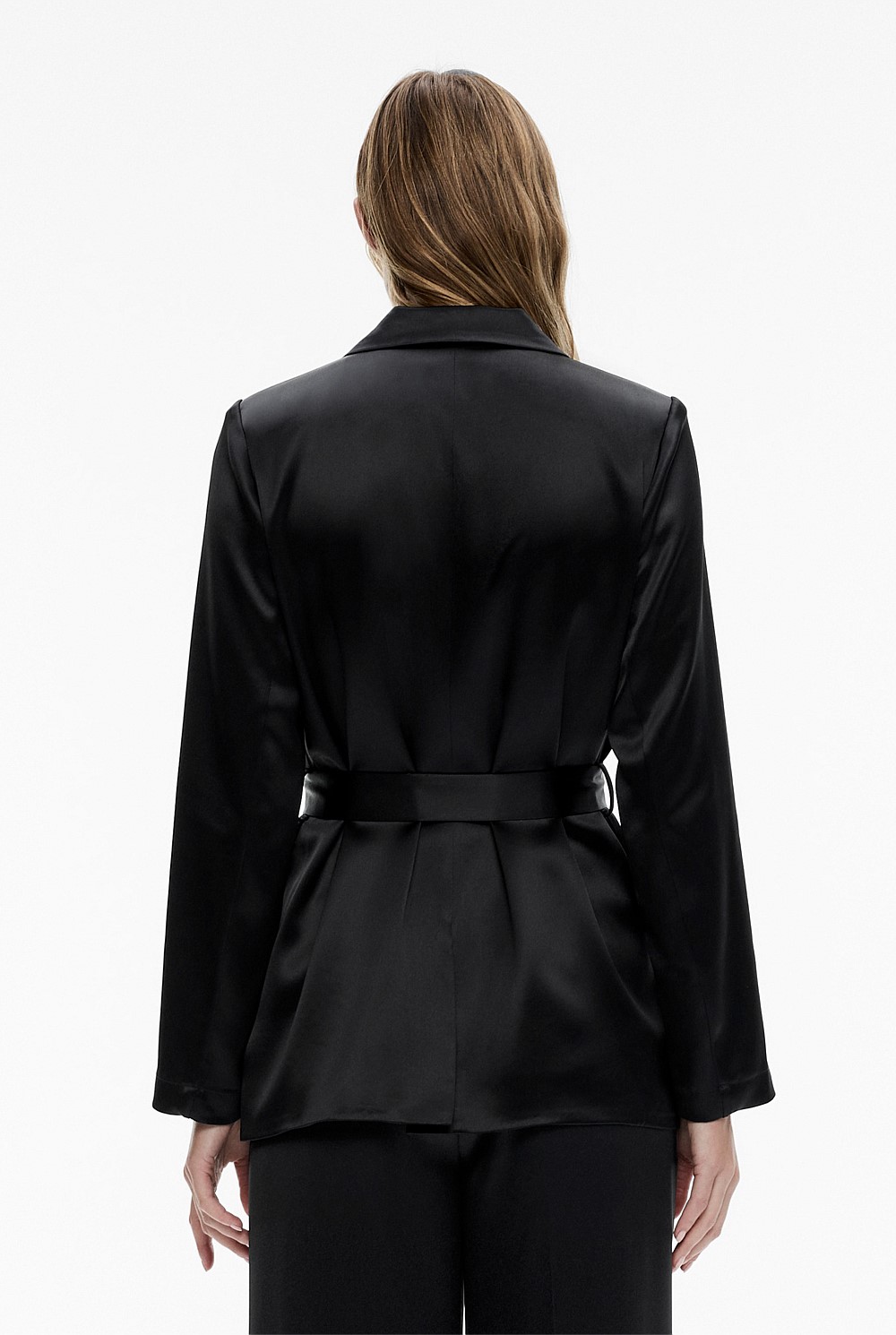 Acetate Draped Blazer