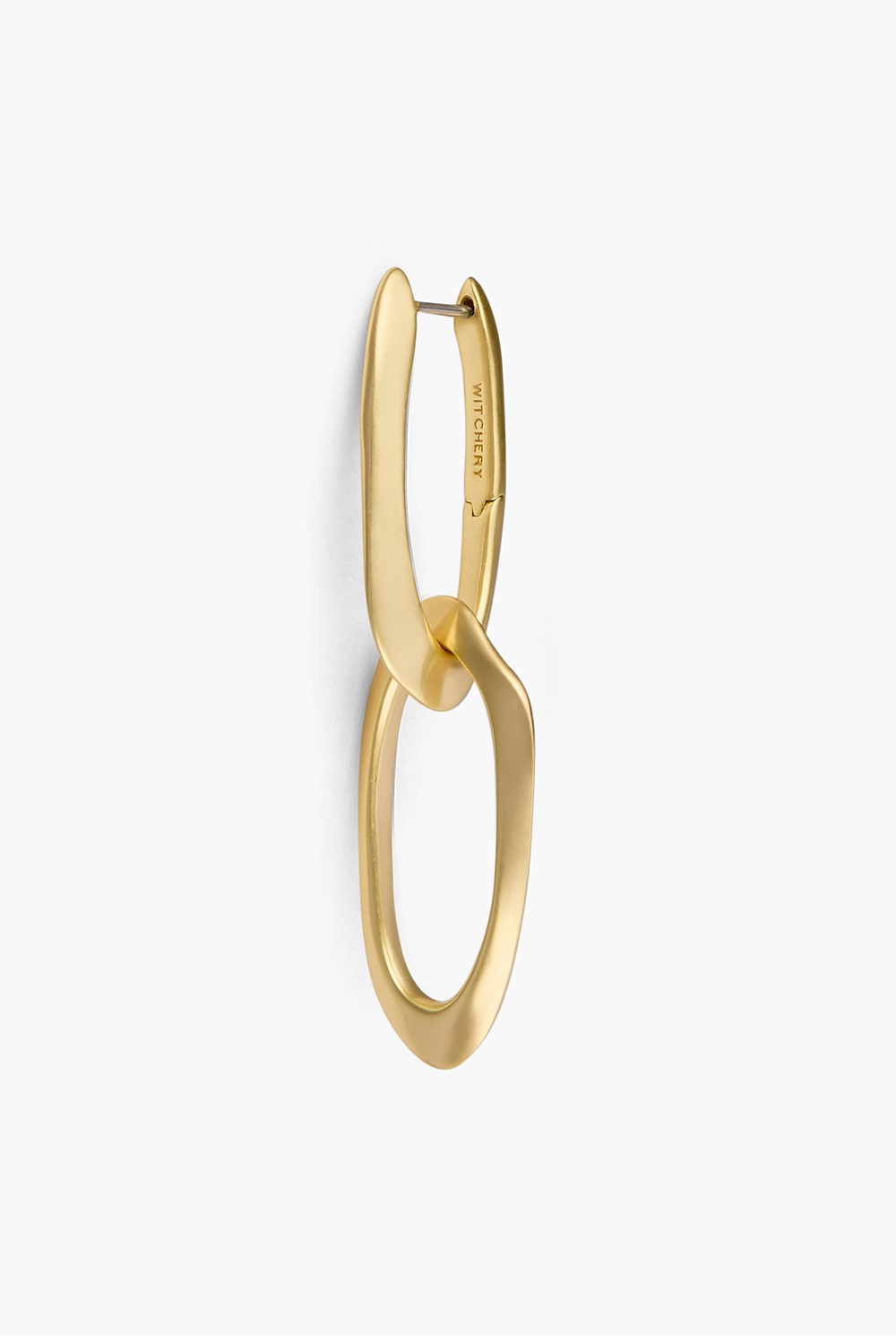 Organic Link Drop Huggie