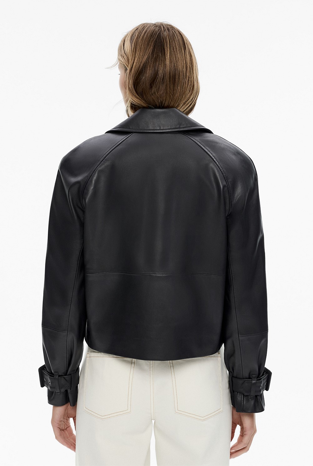 Leather Trench Jacket
