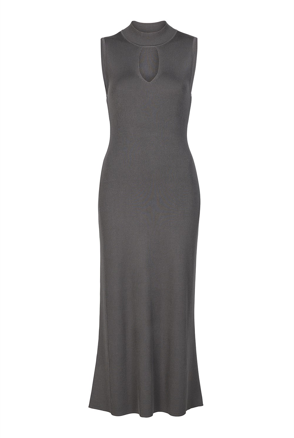 Keyhole Detail Knit Dress