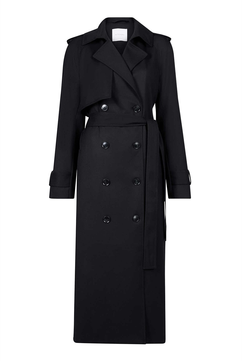 Draped Trench Coat