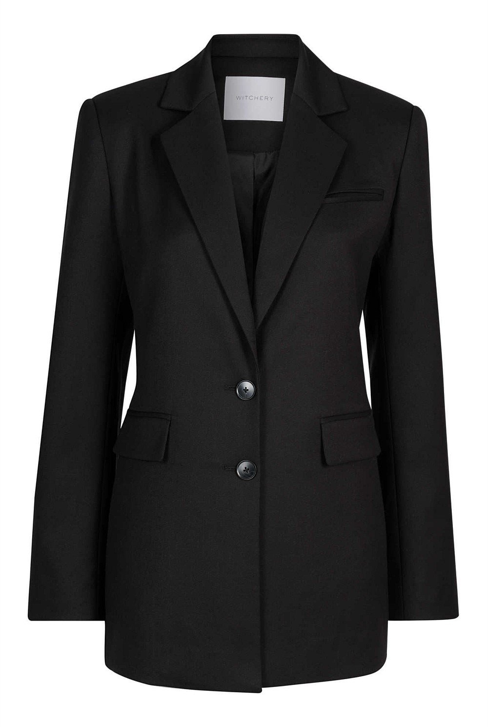 Tailored Single-Breasted Blazer