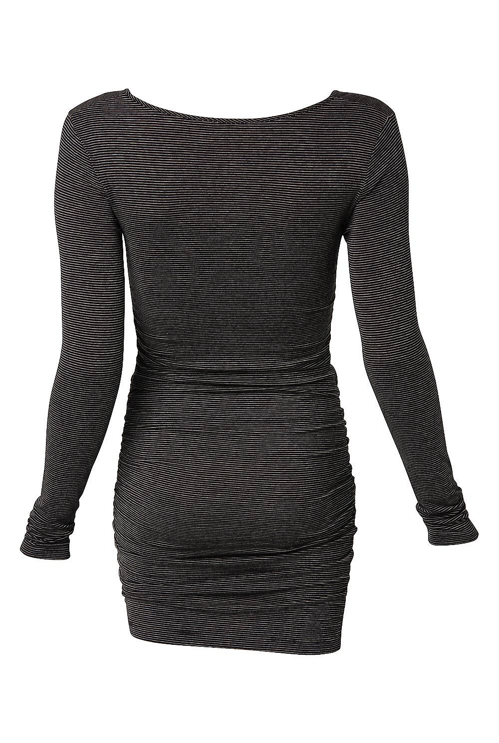 Rouched Stripe Tunic