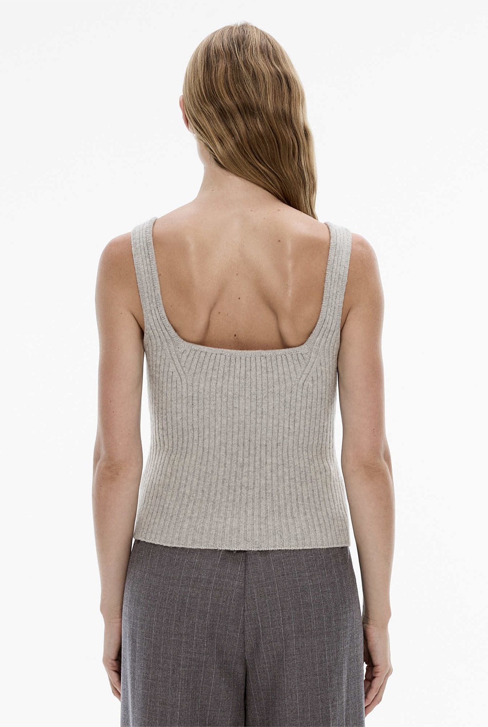 Wool Blend Knit Tank