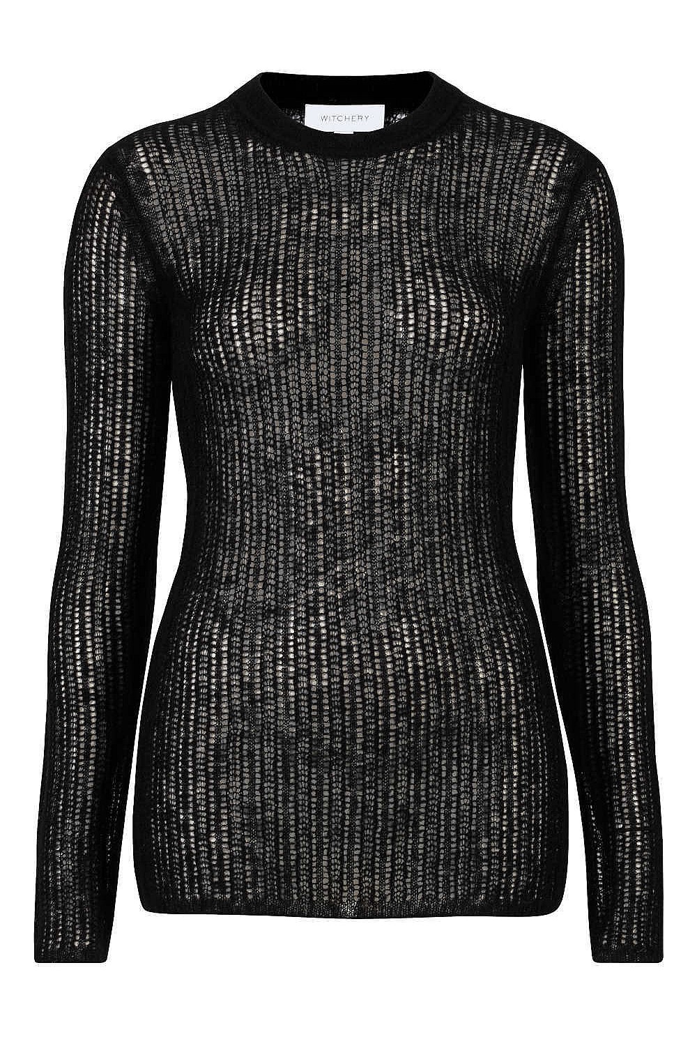 Stitch Detail Long Sleeve Knit