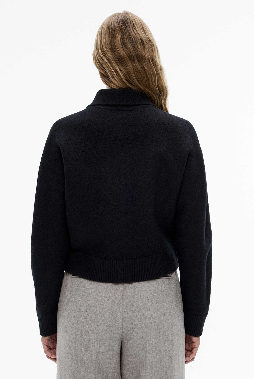 Wool Knit Bomber