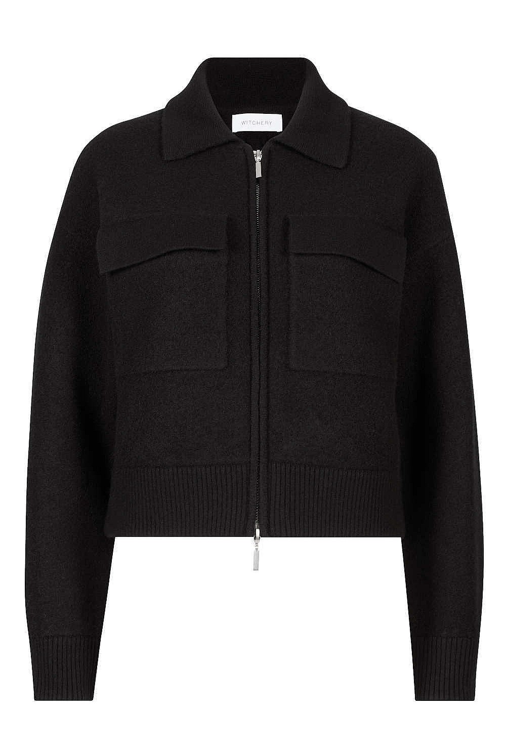 Wool Knit Bomber