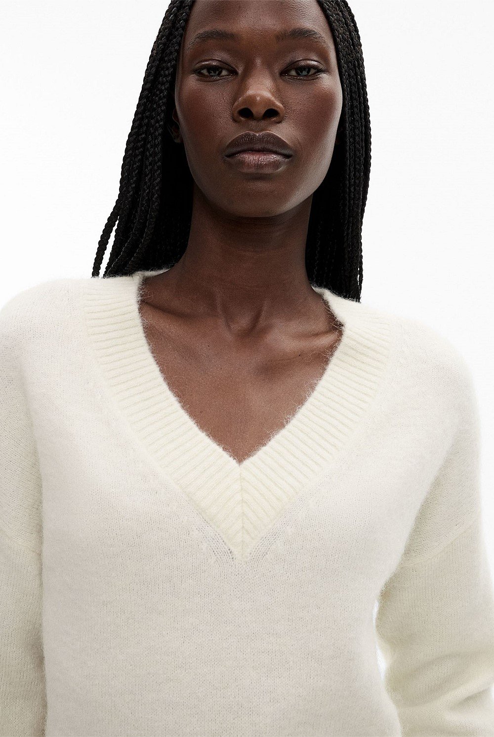 Tactile V Neck Knit