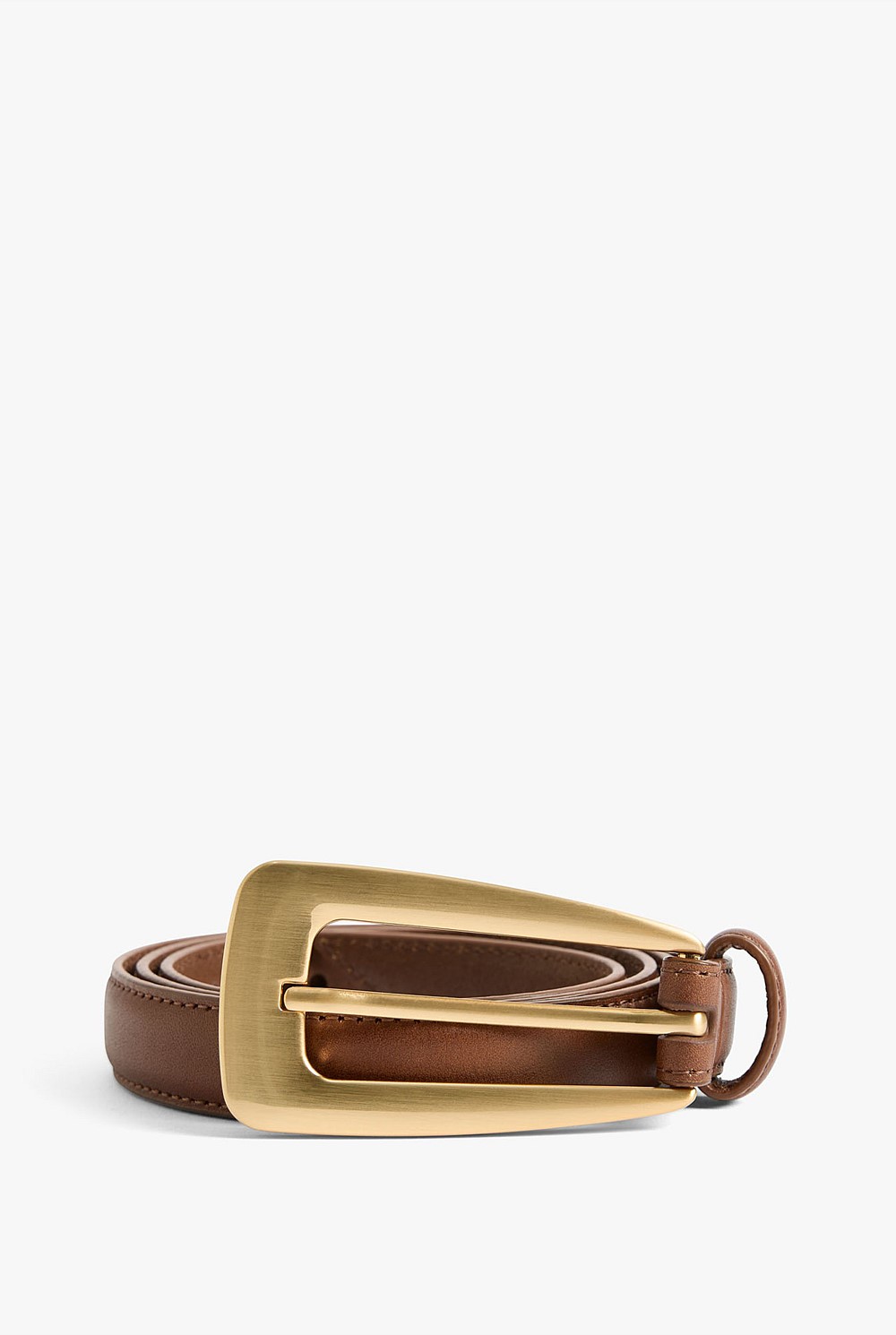 Elongated Buckle Belt