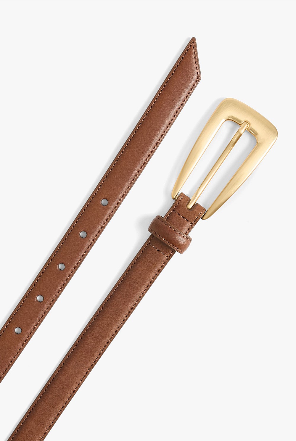 Elongated Buckle Belt