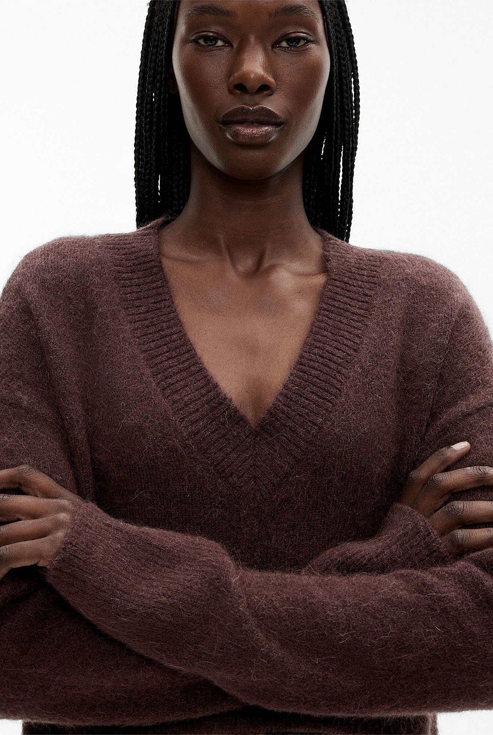 Tactile V Neck Knit