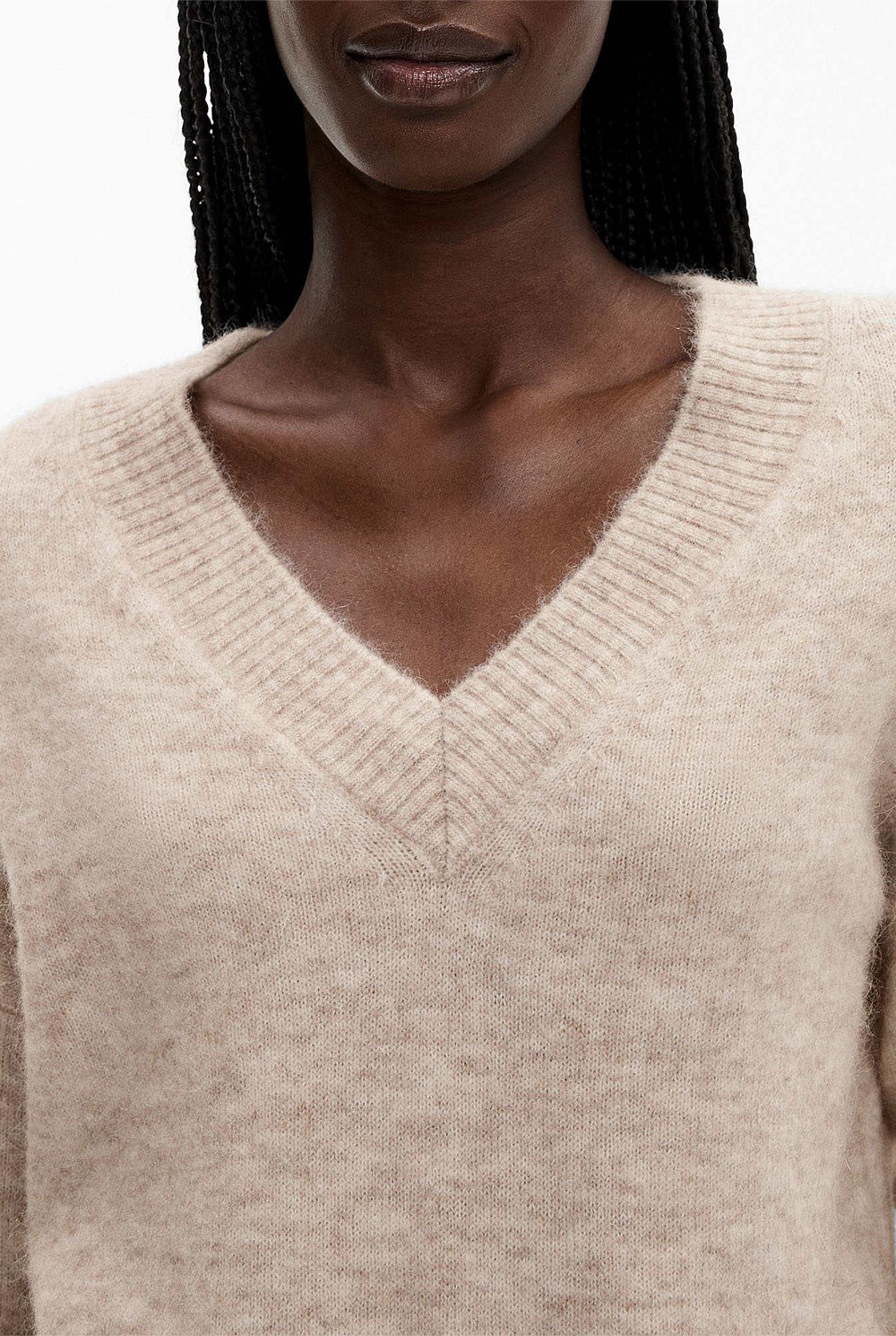 Tactile V Neck Knit