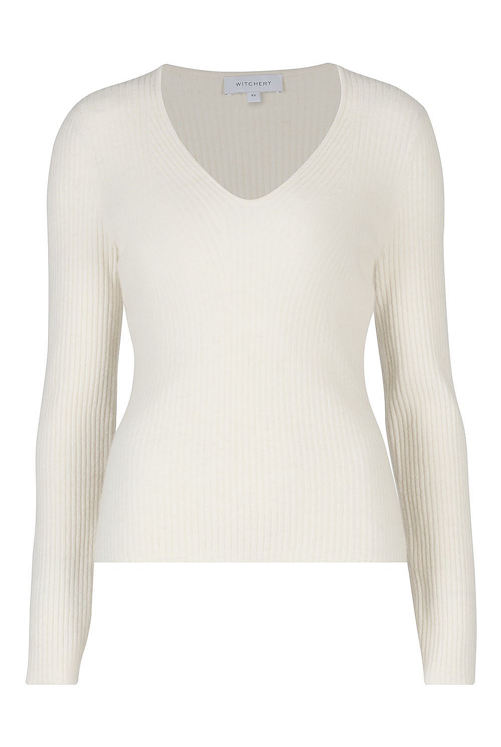 Alpaca Blend Rib Long Sleeve Knit