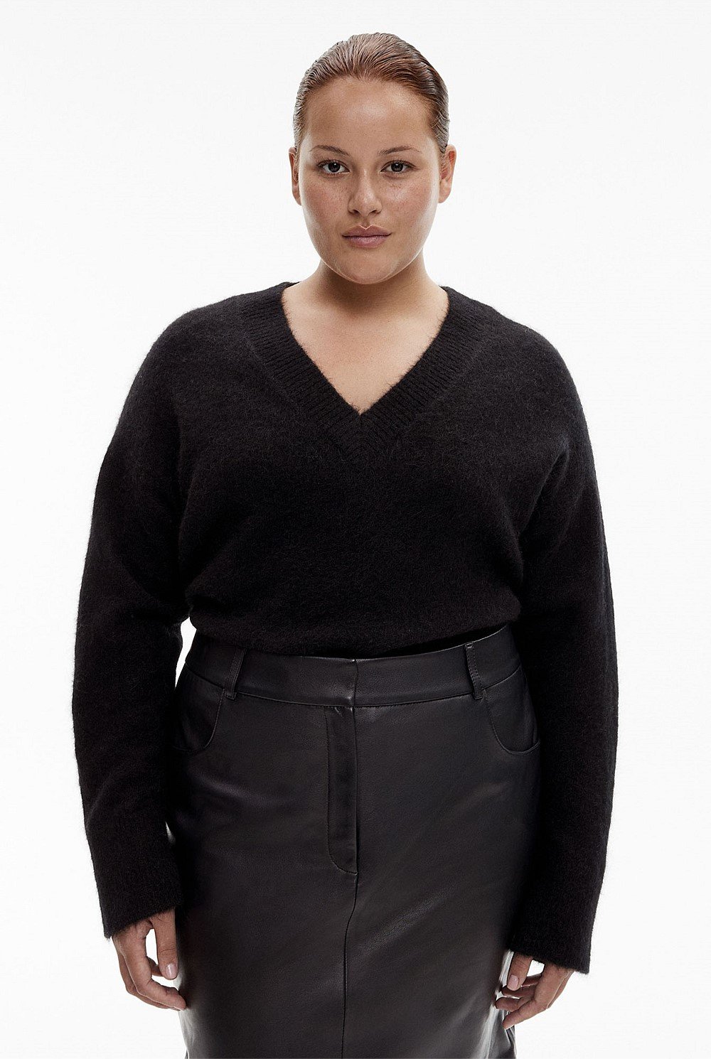 Tactile V Neck Knit