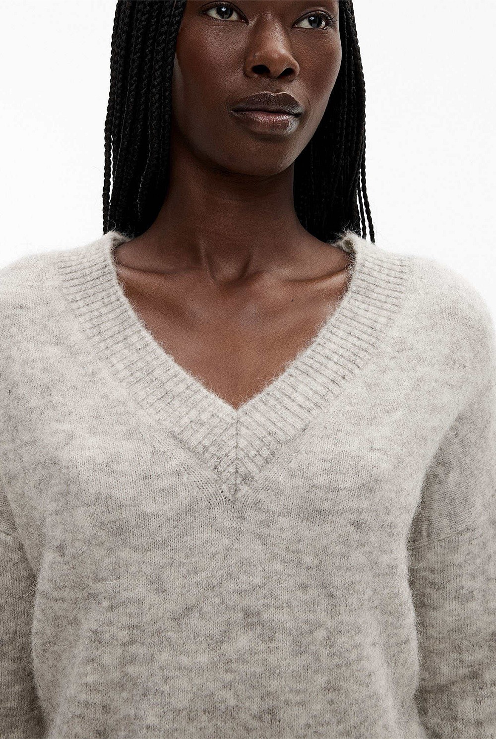 Tactile V Neck Knit