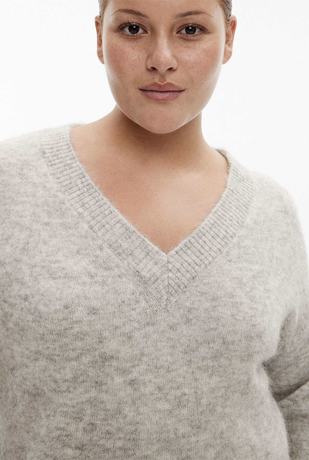 Tactile V Neck Knit