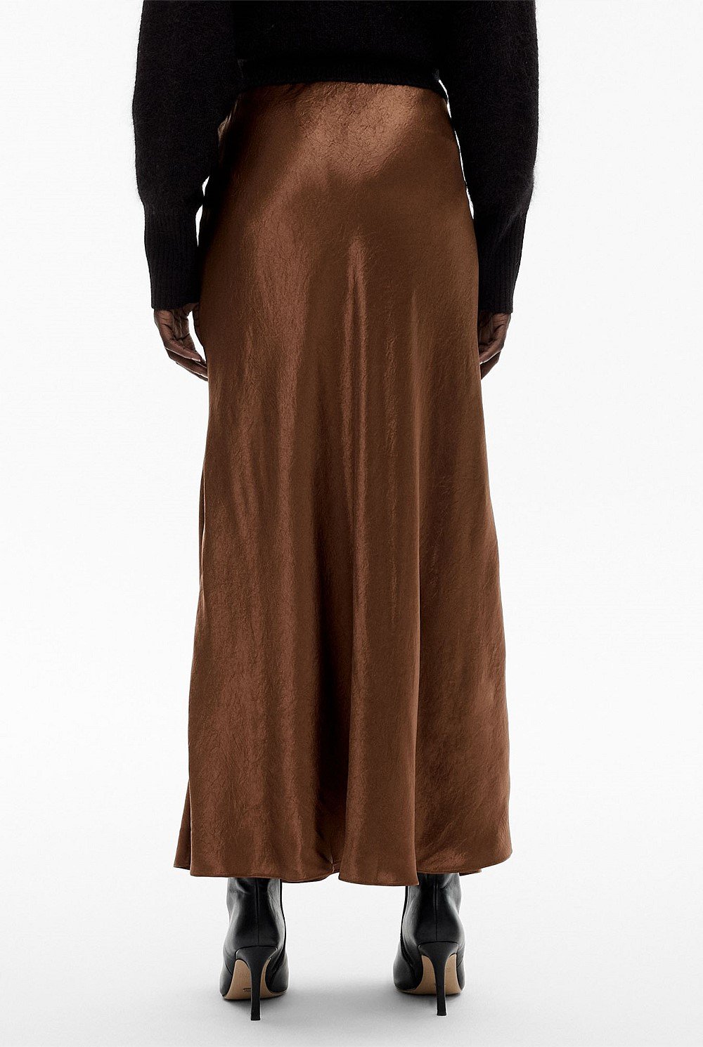 Bias Acetate Maxi Skirt