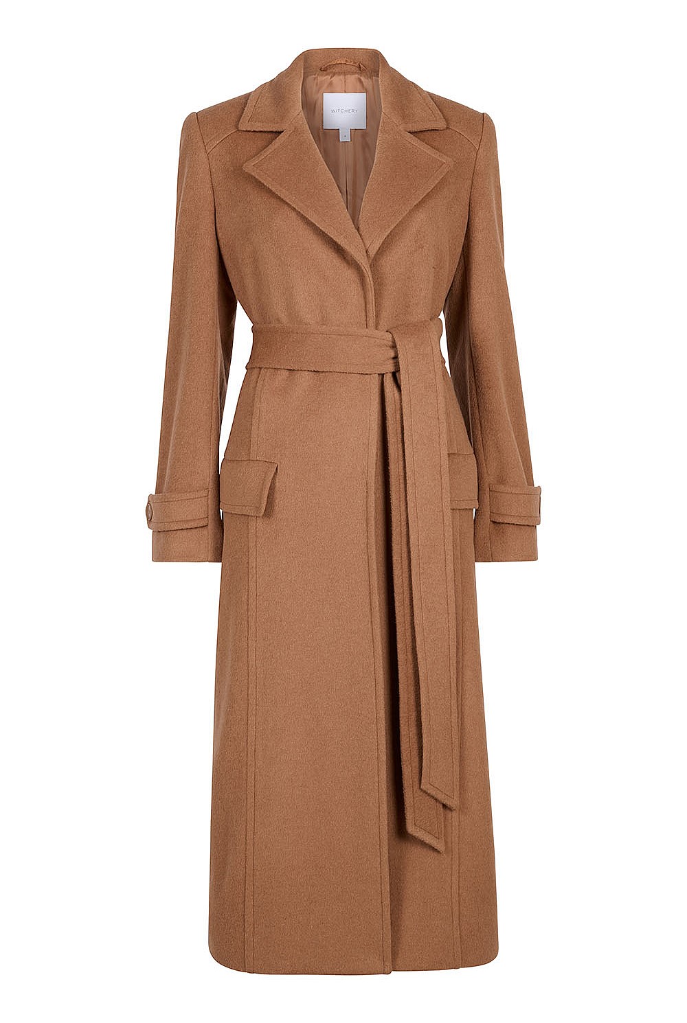 Wool Cashmere Tie Coat