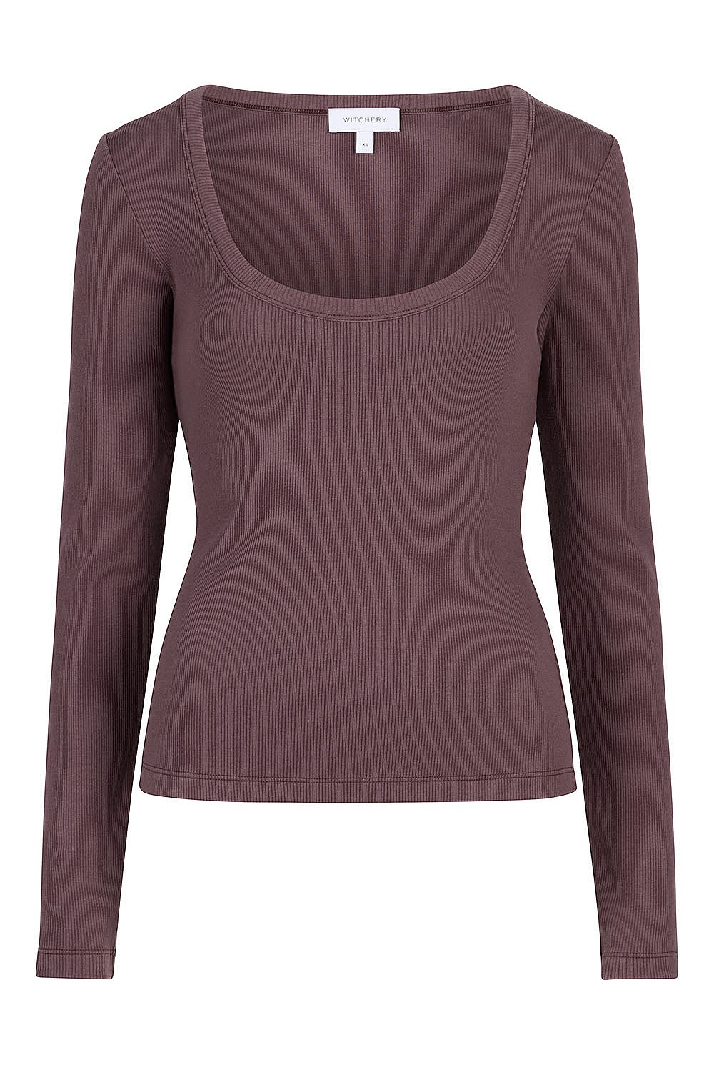 Scoop Neck Rib Top