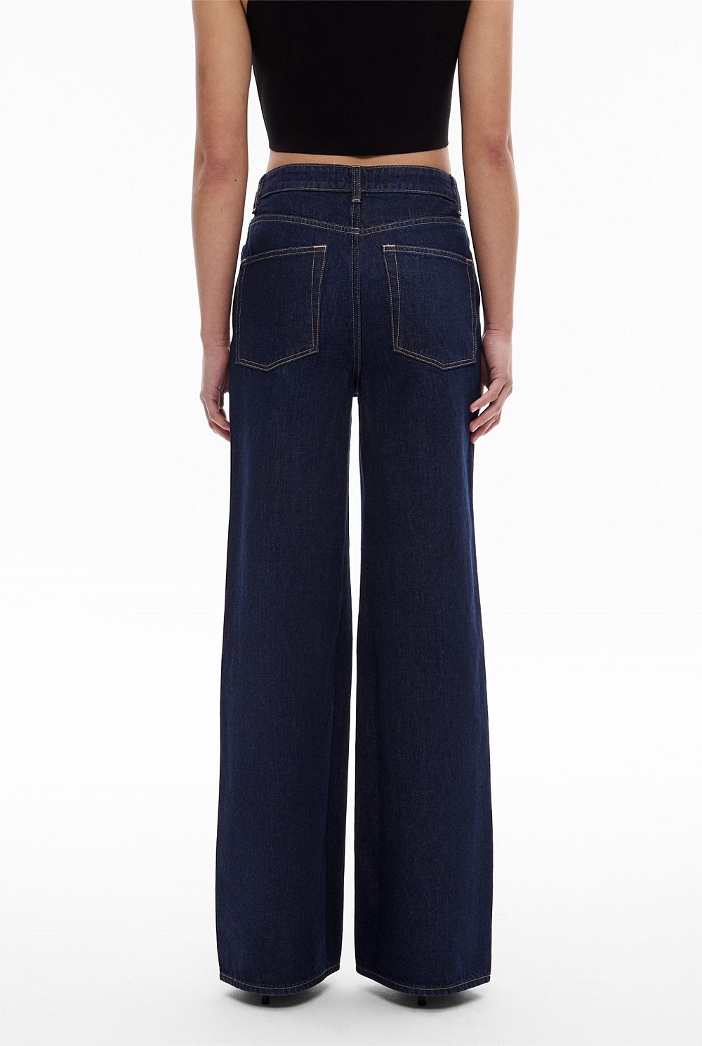 High Rise Wide Leg Jean