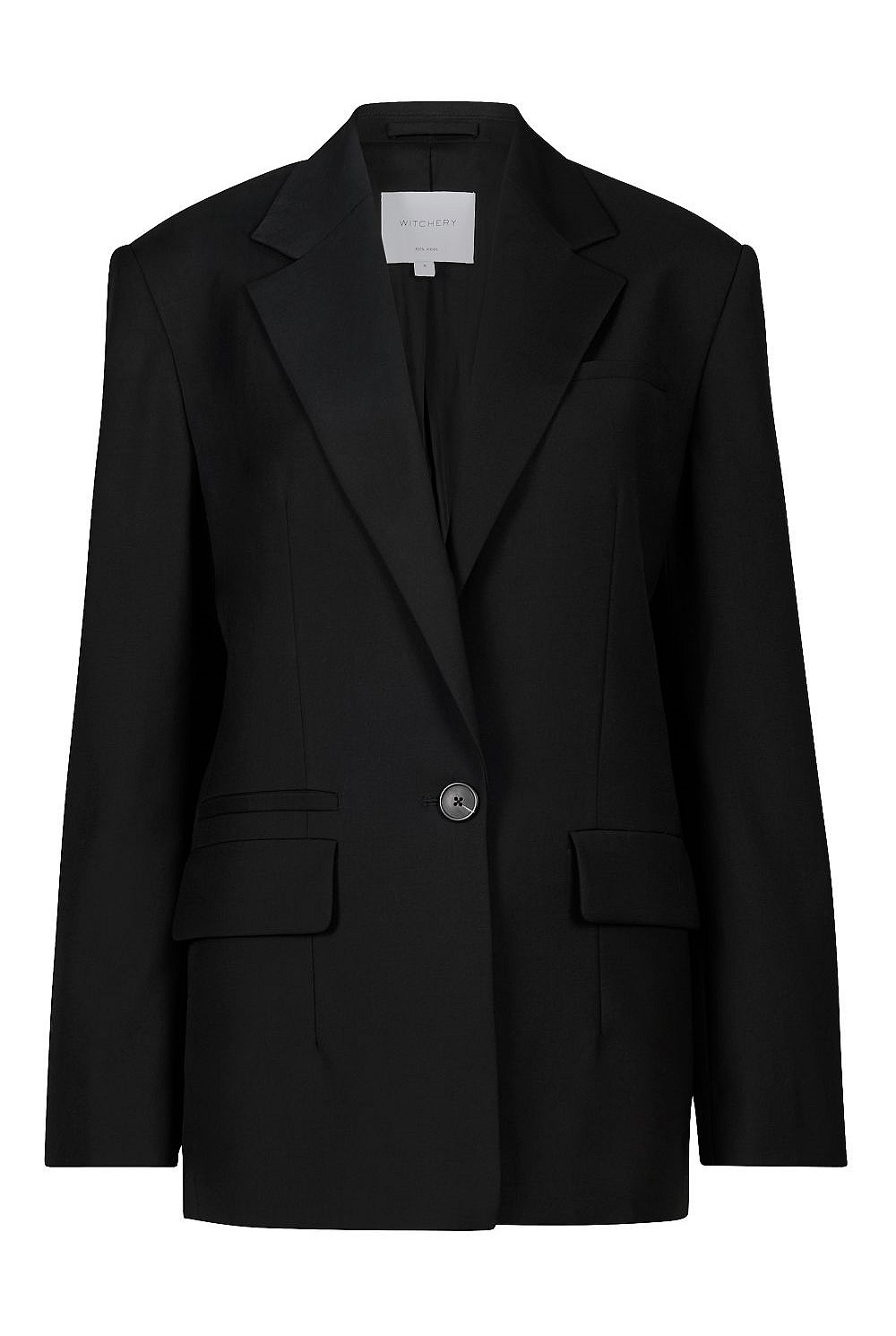 Oversized Single-Breasted Blazer