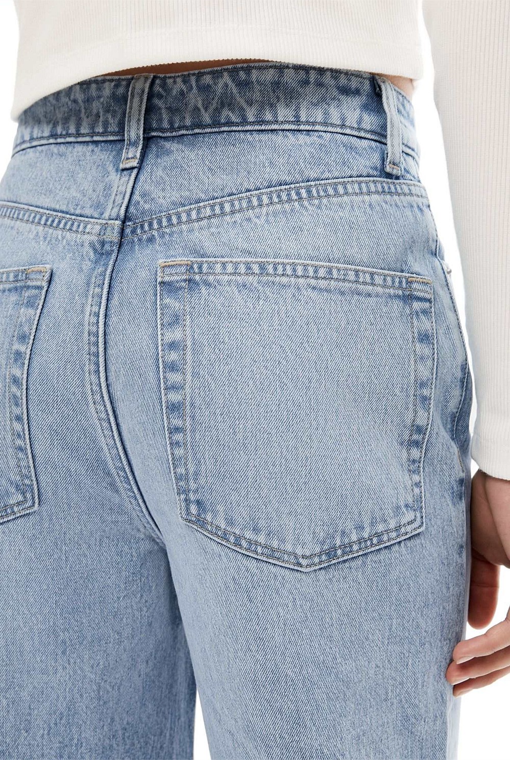 High Rise Wide Leg Jean