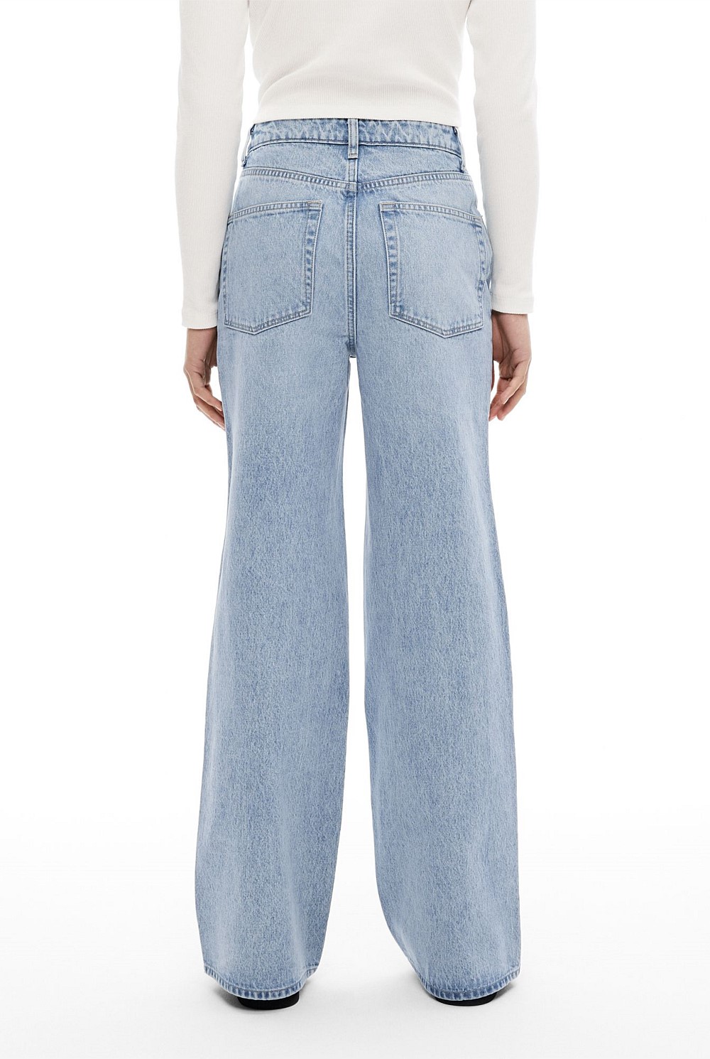 High Rise Wide Leg Jean