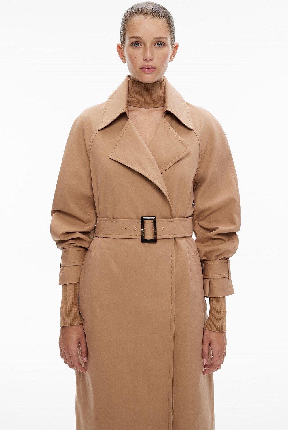 Double-Breasted Trench Coat