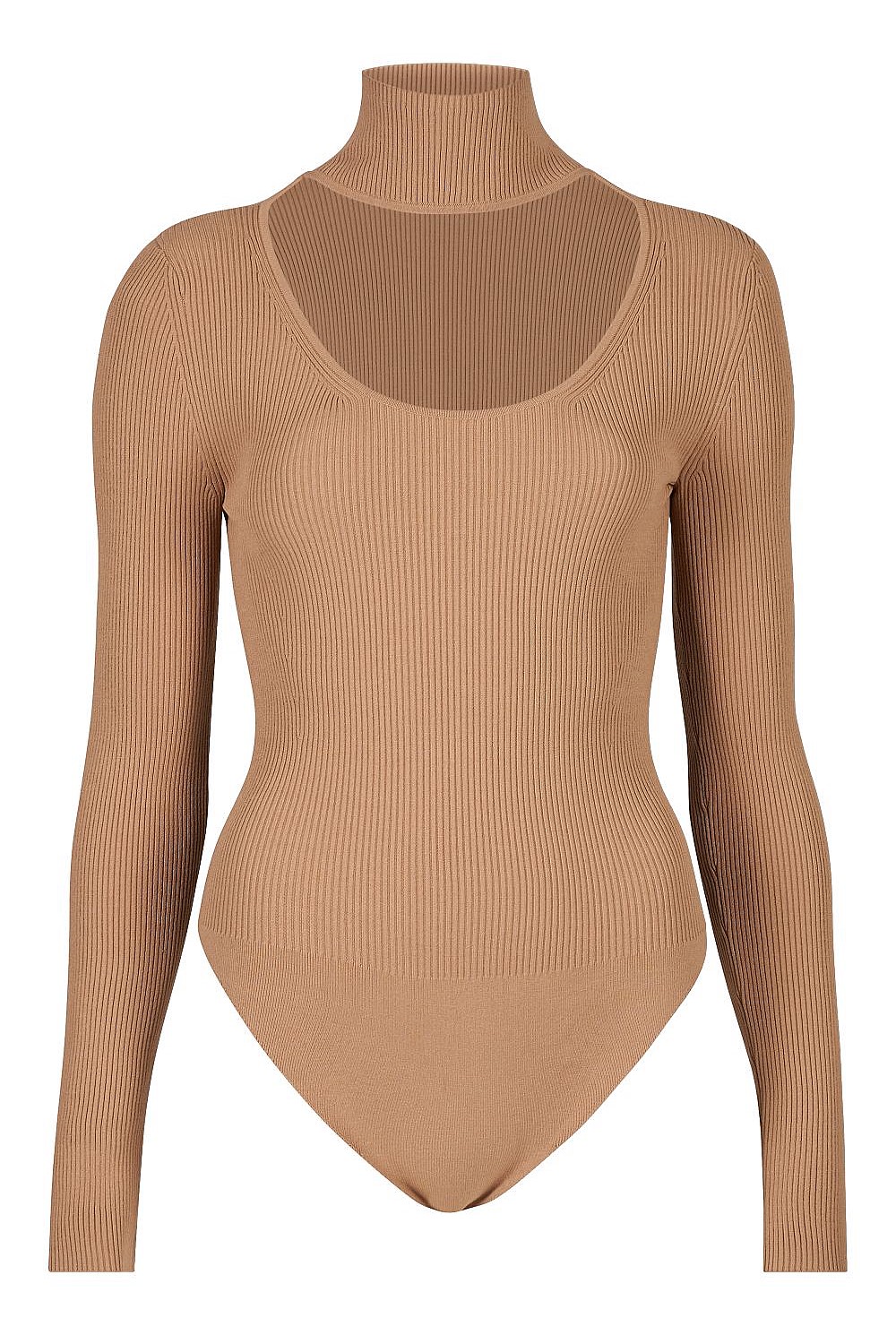 High Neck Knit Bodysuit