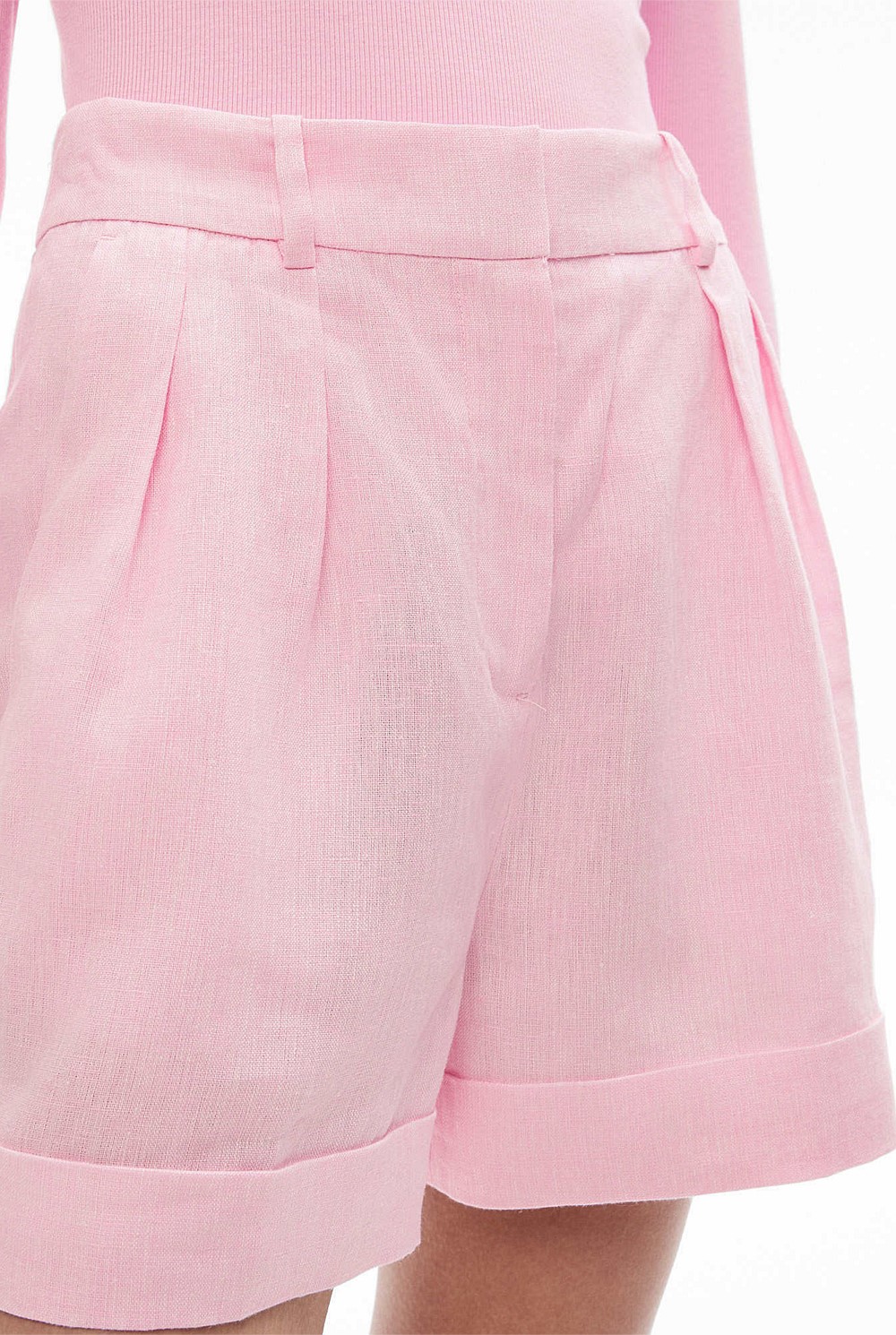 Linen Pleat Short