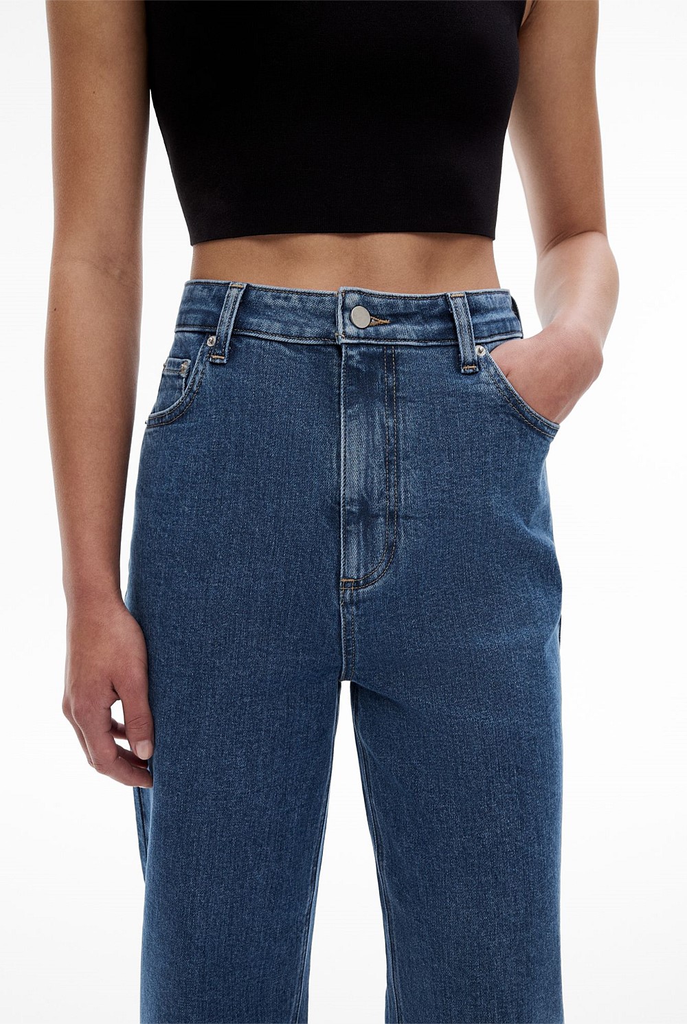 Crop Straight Jean