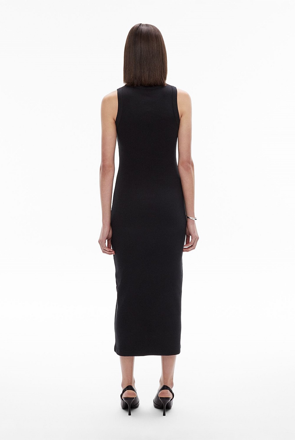 Crew Rib Midi Dress