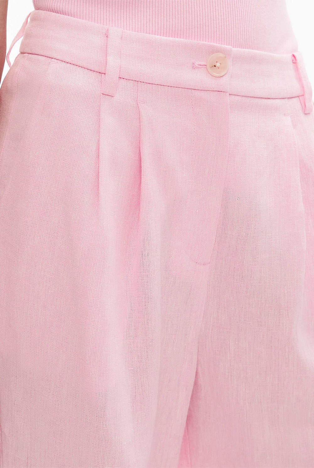 Linen Pleat Pant