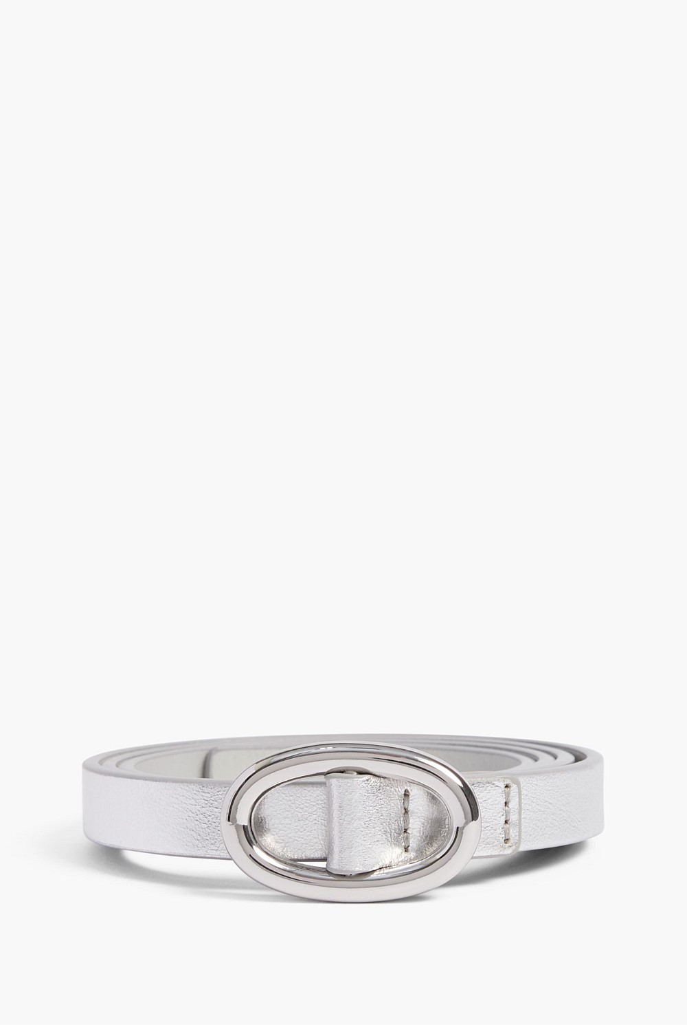 Andie Slim Metallic Belt