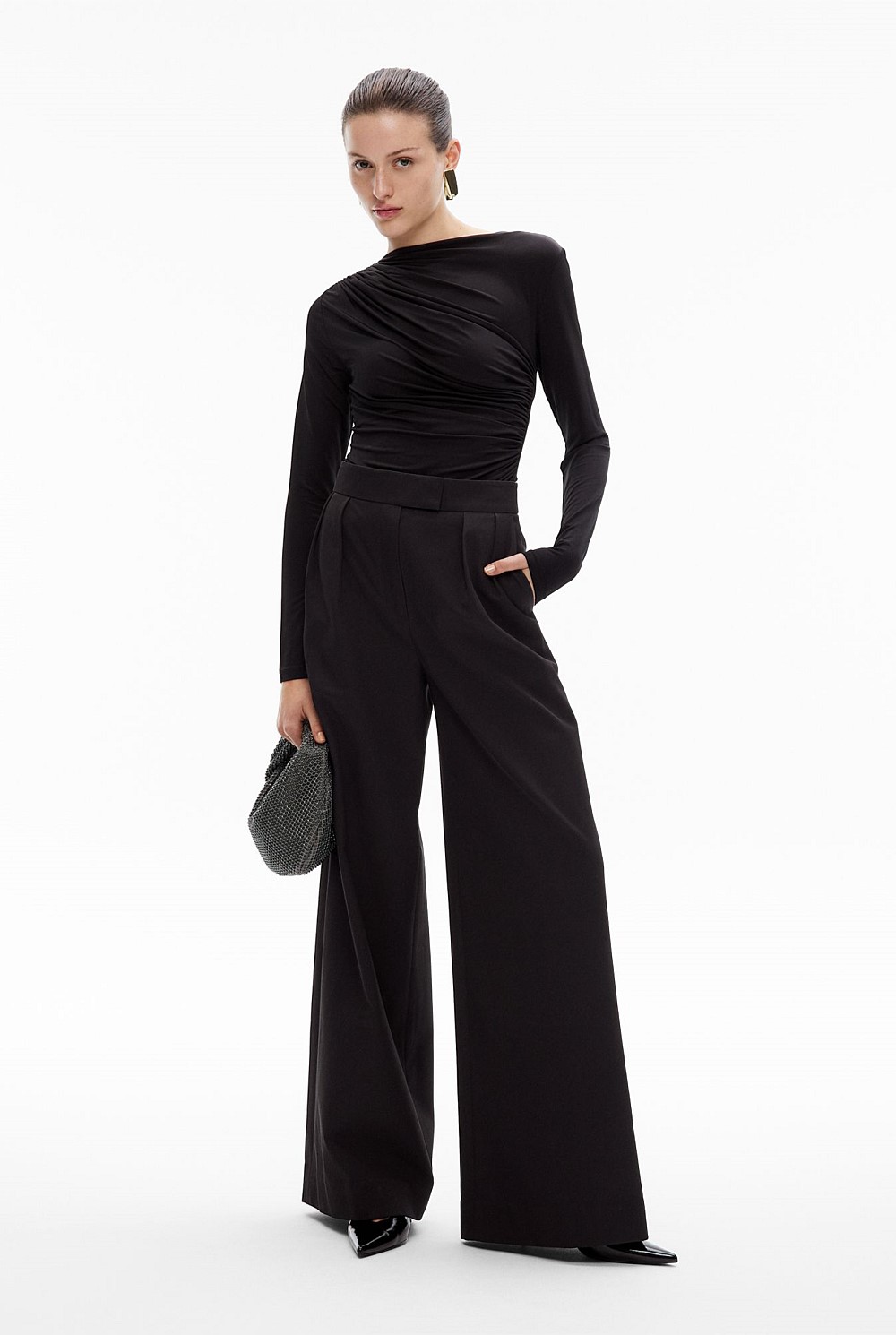 Waisted Pleat Trouser