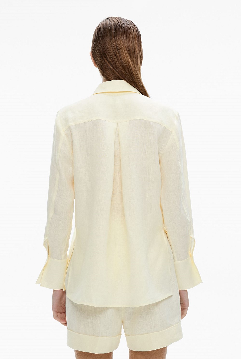 Linen Split Detail Shirt