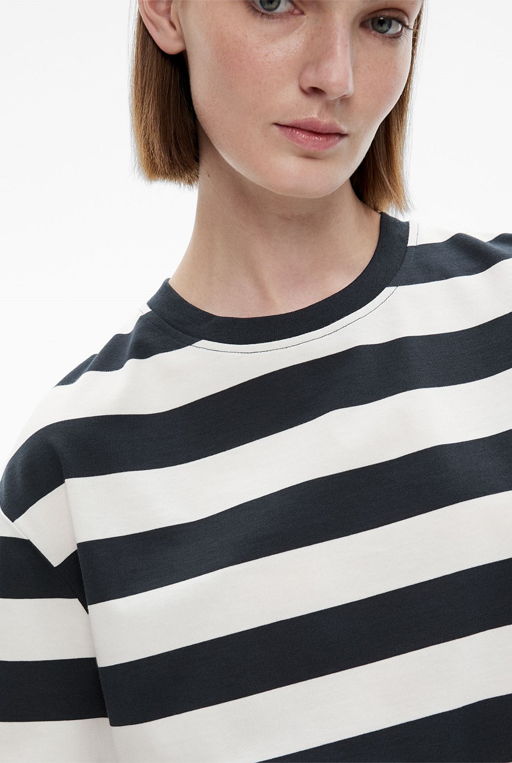 Stripe Crop T-Shirt