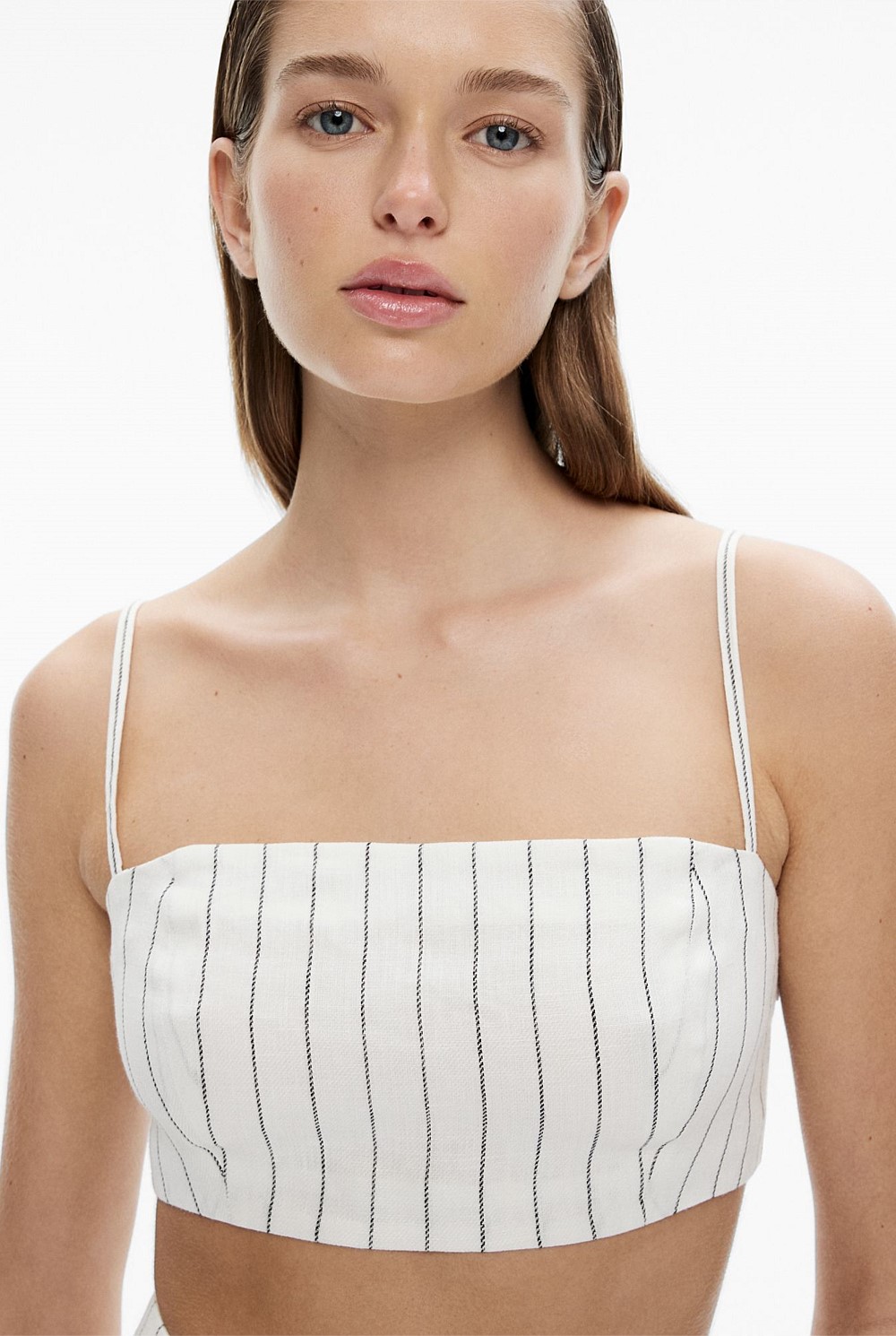 Stripe Crop Bodice