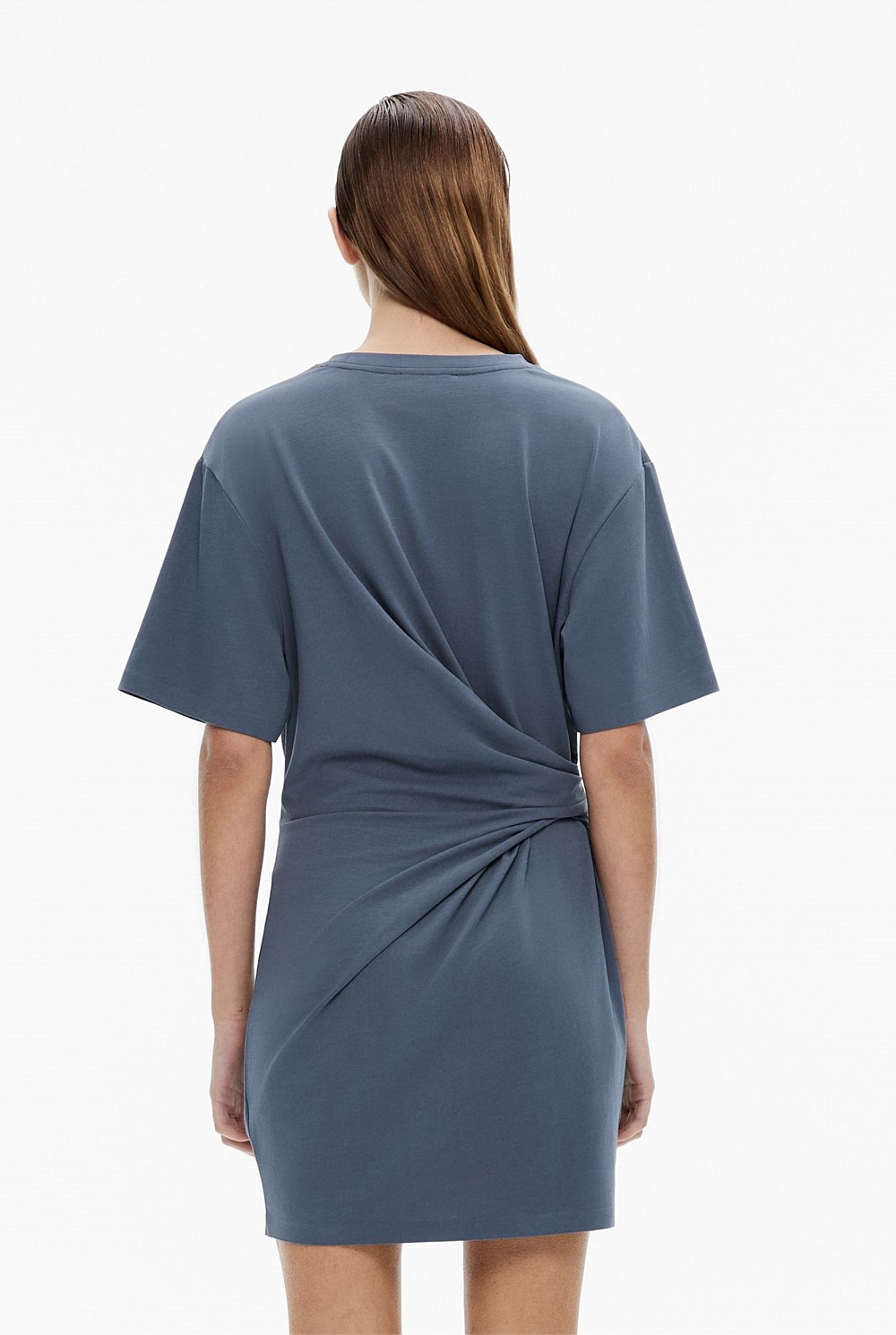 Jersey Wrap Tee Dress