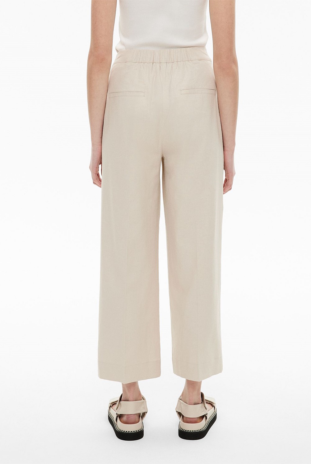 Linen Crop Pant