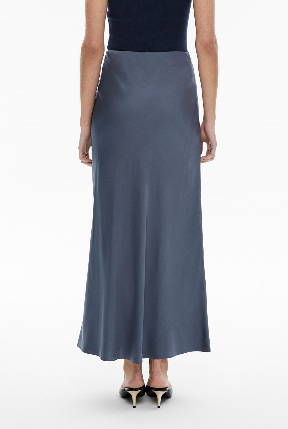 Bias Maxi Slip Skirt