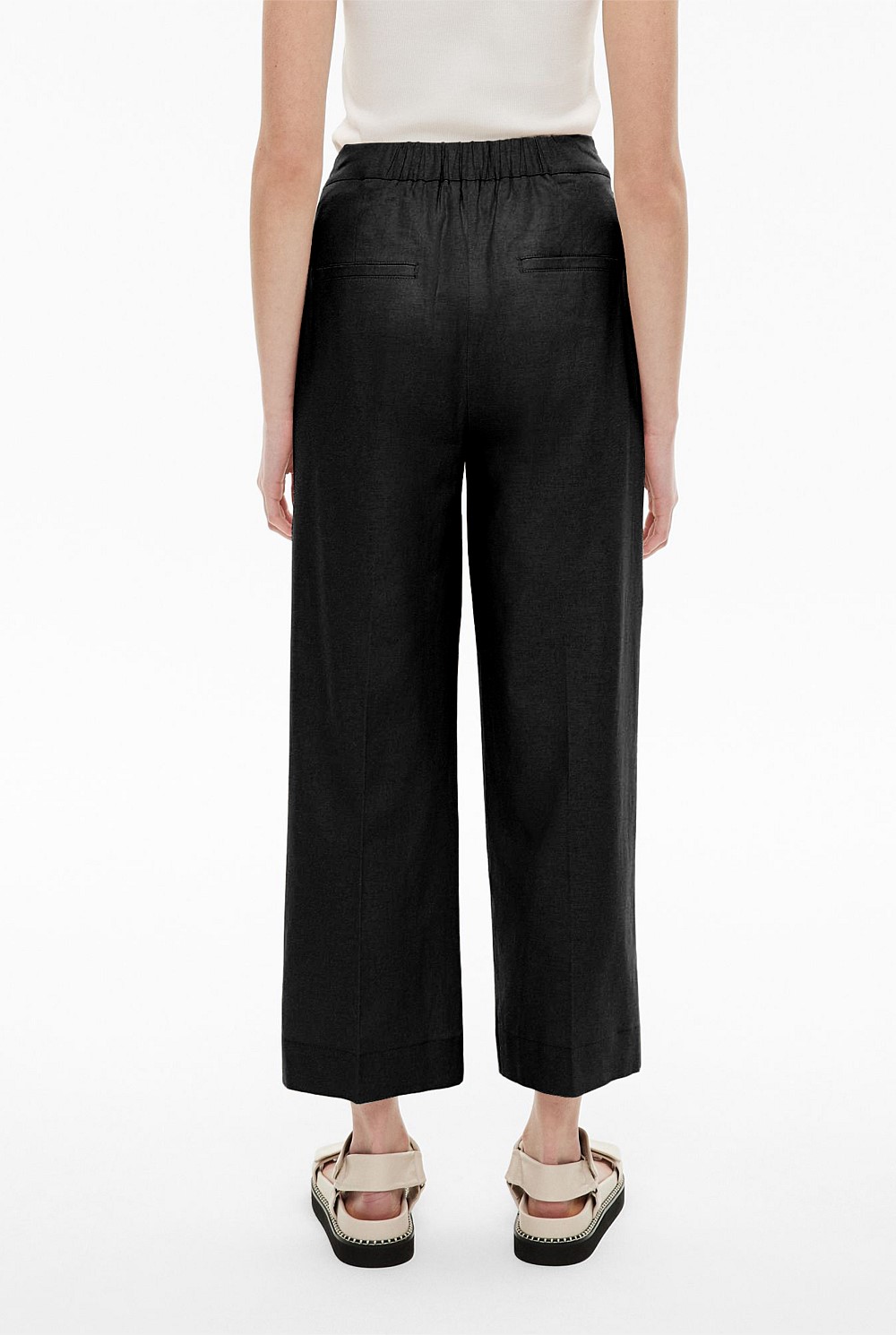 Linen Crop Pant