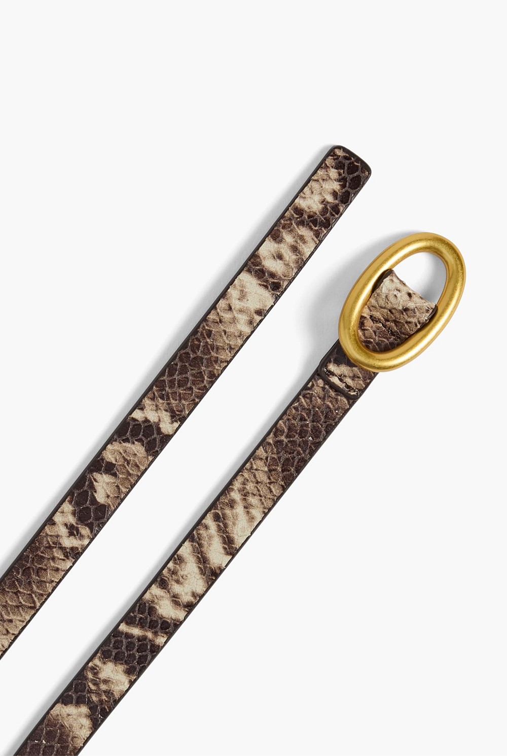 Andie Textured Leather Belt