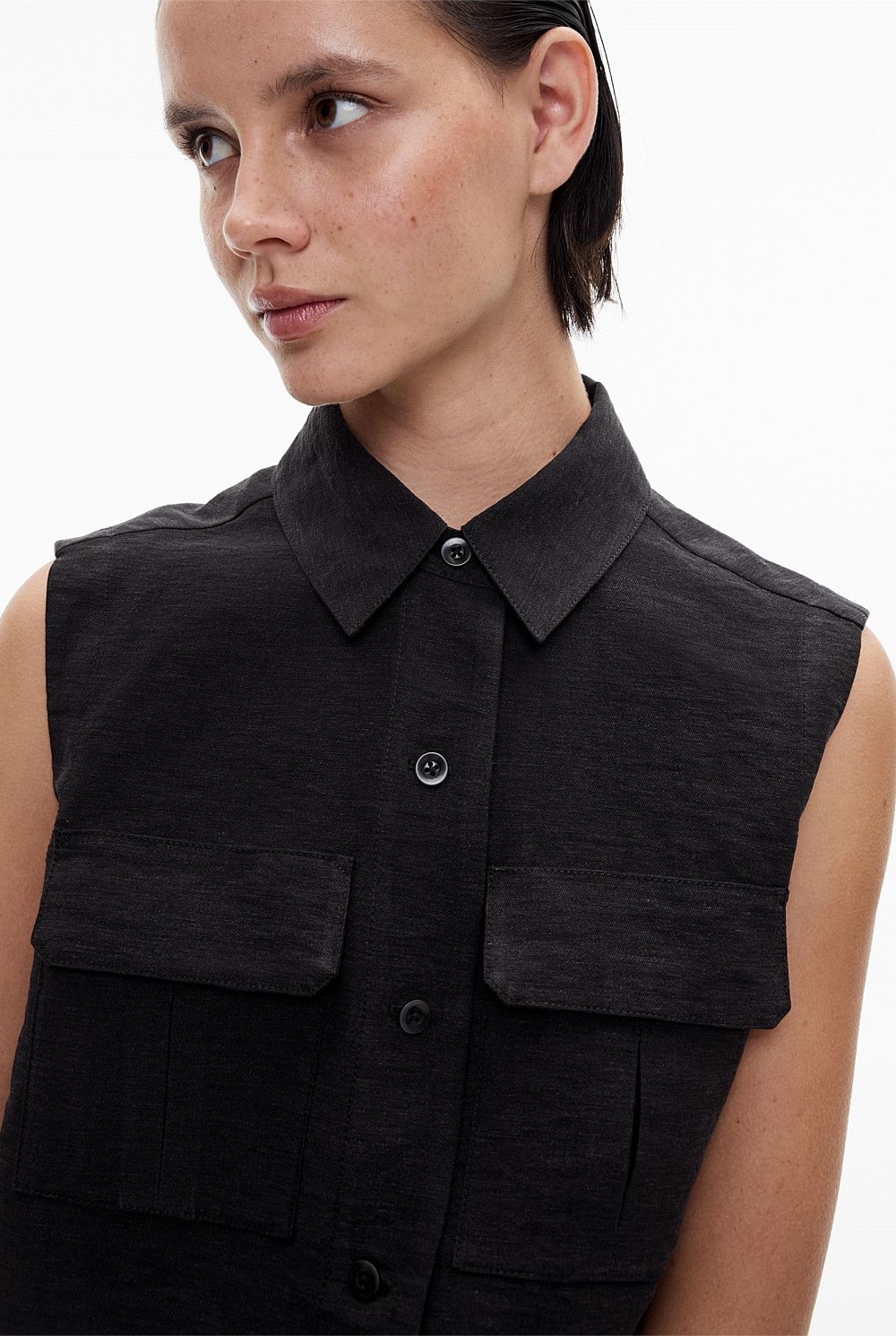 Utility Crop Shirt