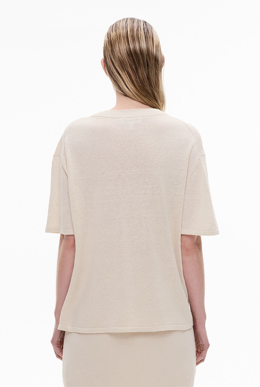 Linen Knit Tee